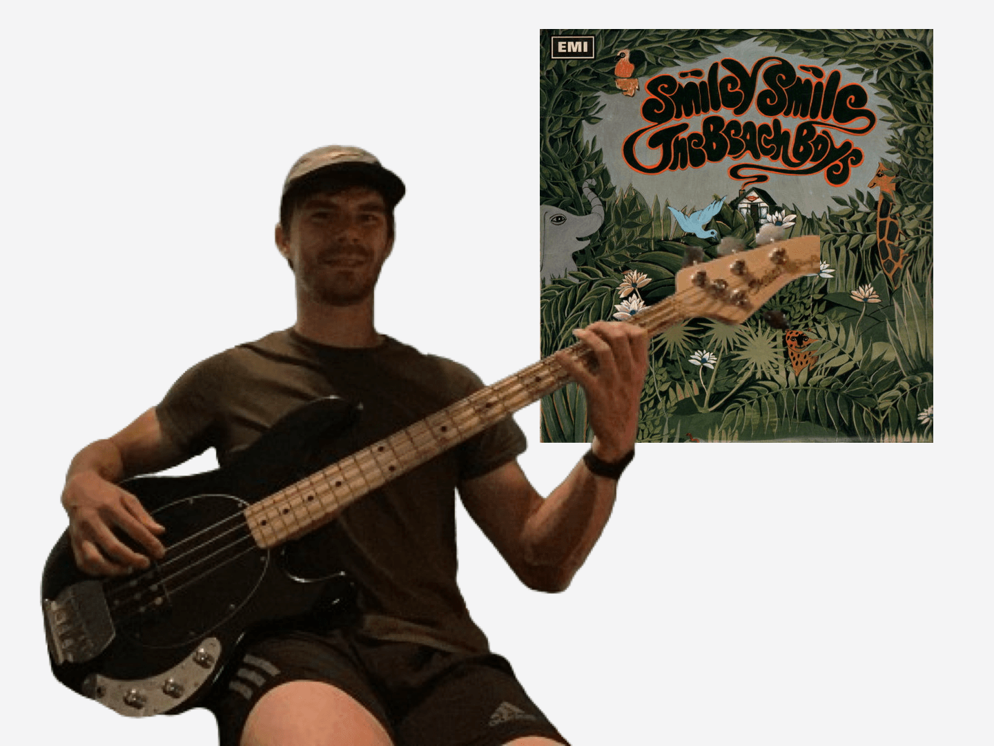 Learning "Good Vibrations" by the Beach Boys on Bass Guitar
