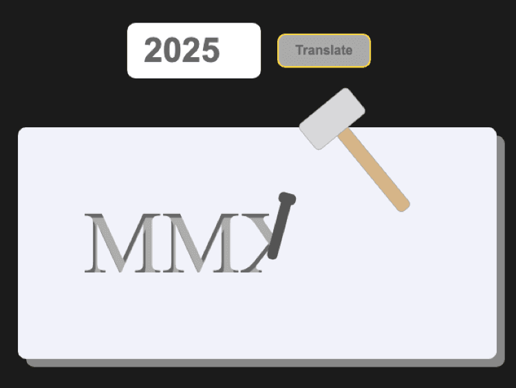 Coding Challenge: Roman Numeral Translator